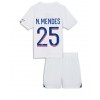 Paris Saint-Germain Nuno Mendes #25 Tredjeställ Barn 2022-23 Korta ärmar (+ Korta byxor)